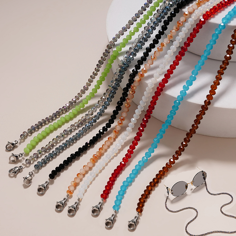 Mask Chain Holder - Kristall Gläser Kette Für Frauen Elegante