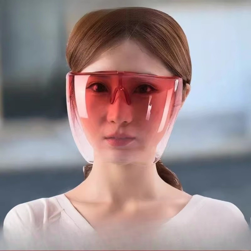Anti Pollution Mask - Anti-Beschlag-Vollgesichtsmaske, Anti-Spritz-Schutz, hochauflösende Gesichtsabdeckung, transparente Schutzbrille,