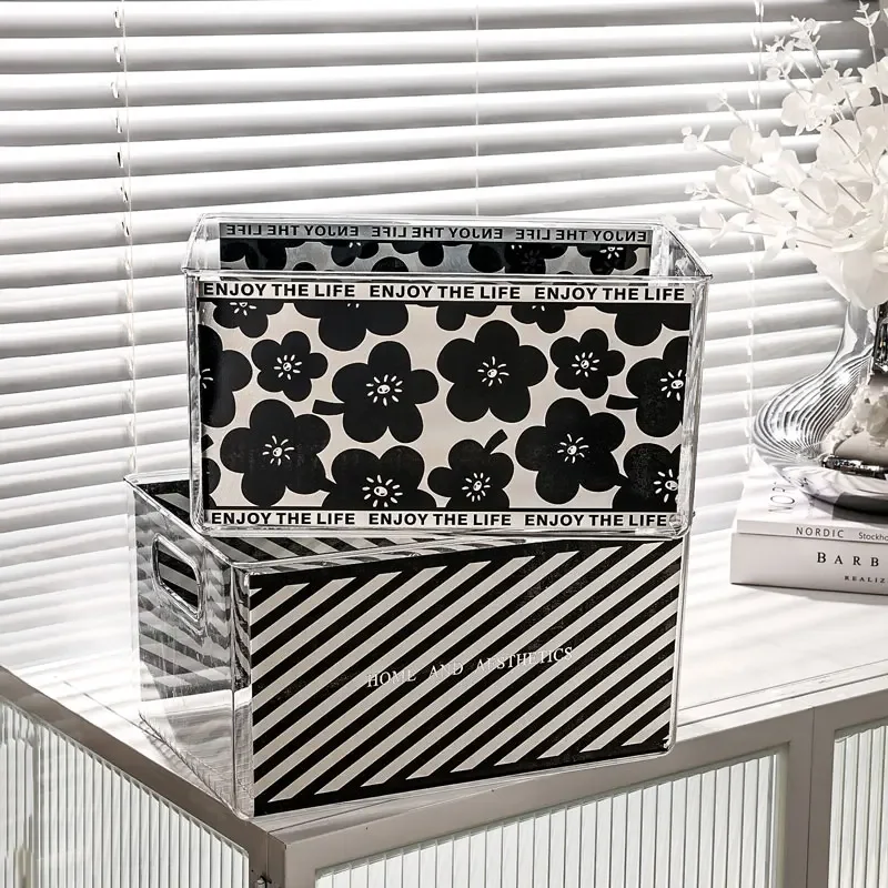 Face Mask Storage Box - Tisch-Kosmetik-Aufbewahrungsbox, Hautpflegeprodukte, Gesichtsmaske, Kleinigkeiten, Snacks, Aufbewahrungskorb,