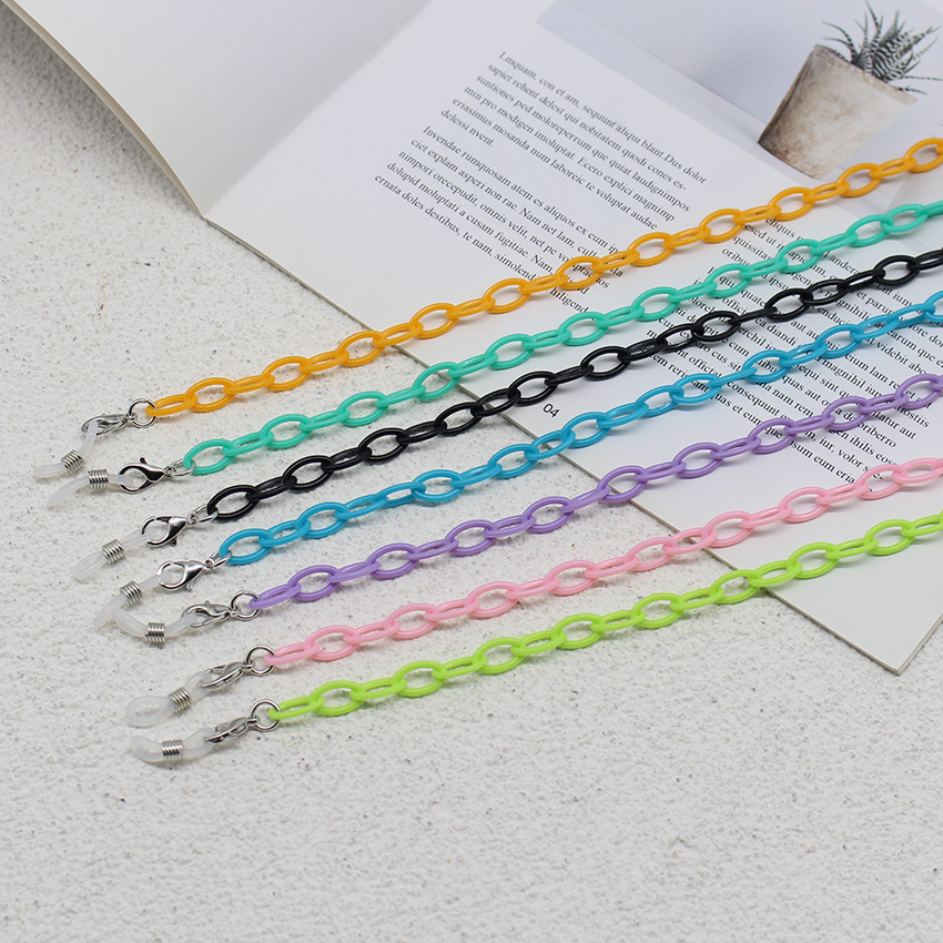 Mask Chain Holder - Kinder bunte Acryl Brille Maske Lanyard