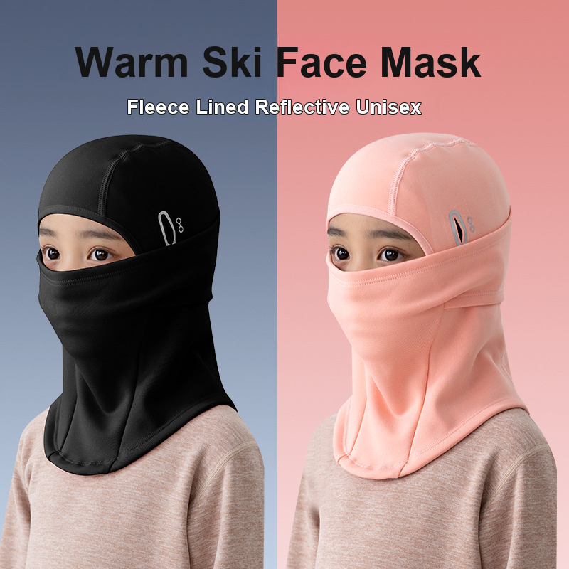 Kids Face Mask - Sturmhaube für Kinder, winddicht, kältebeständig, Thermo-Kopfbedeckung,