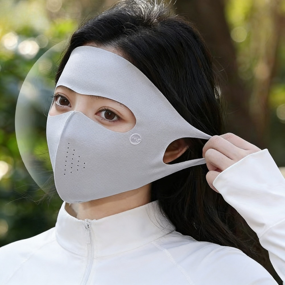 Sports Mask Breathable - Eisseide UV-Schutz Gesichtsmaske Atmungsaktive Wiederverwendbare Maske