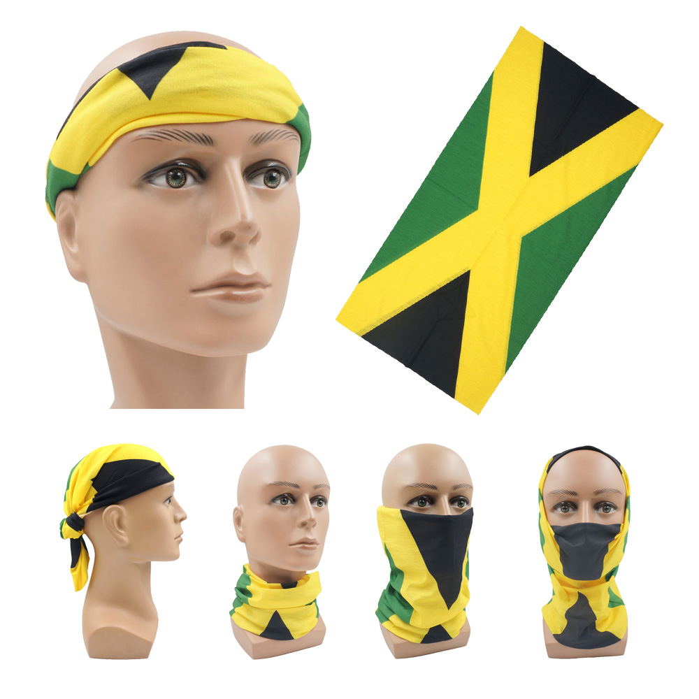 Sports Mask Breathable - Atmungsaktive Lauf-Gesichtsmaske, Schals, Jamaika-Flagge, Bandana, Snood,