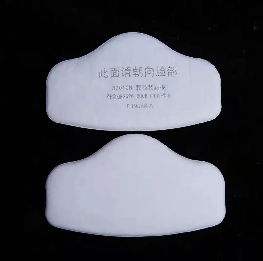 Dust Mask Construction - 3701 Partikel-Baumwollfilter für 3M 3200/HF52, Gas-Atemschutzmaske,