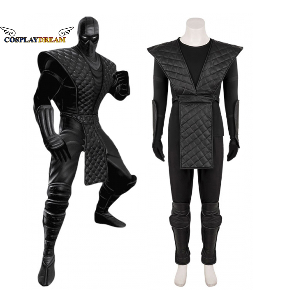 Black Face Mask Pack - Mortal Kombat Noob Saibot Cosplay Kostüm