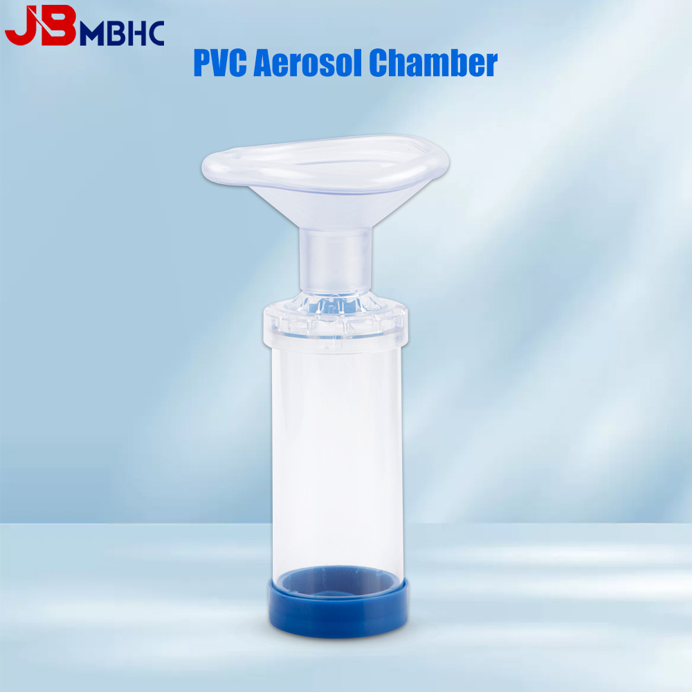 Kids Face Mask - Automatischer Spacer Nebel-Aufbewahrungskompressor Vernebler-Tank Tragbare PVC-Asthma-Inhalationskammer