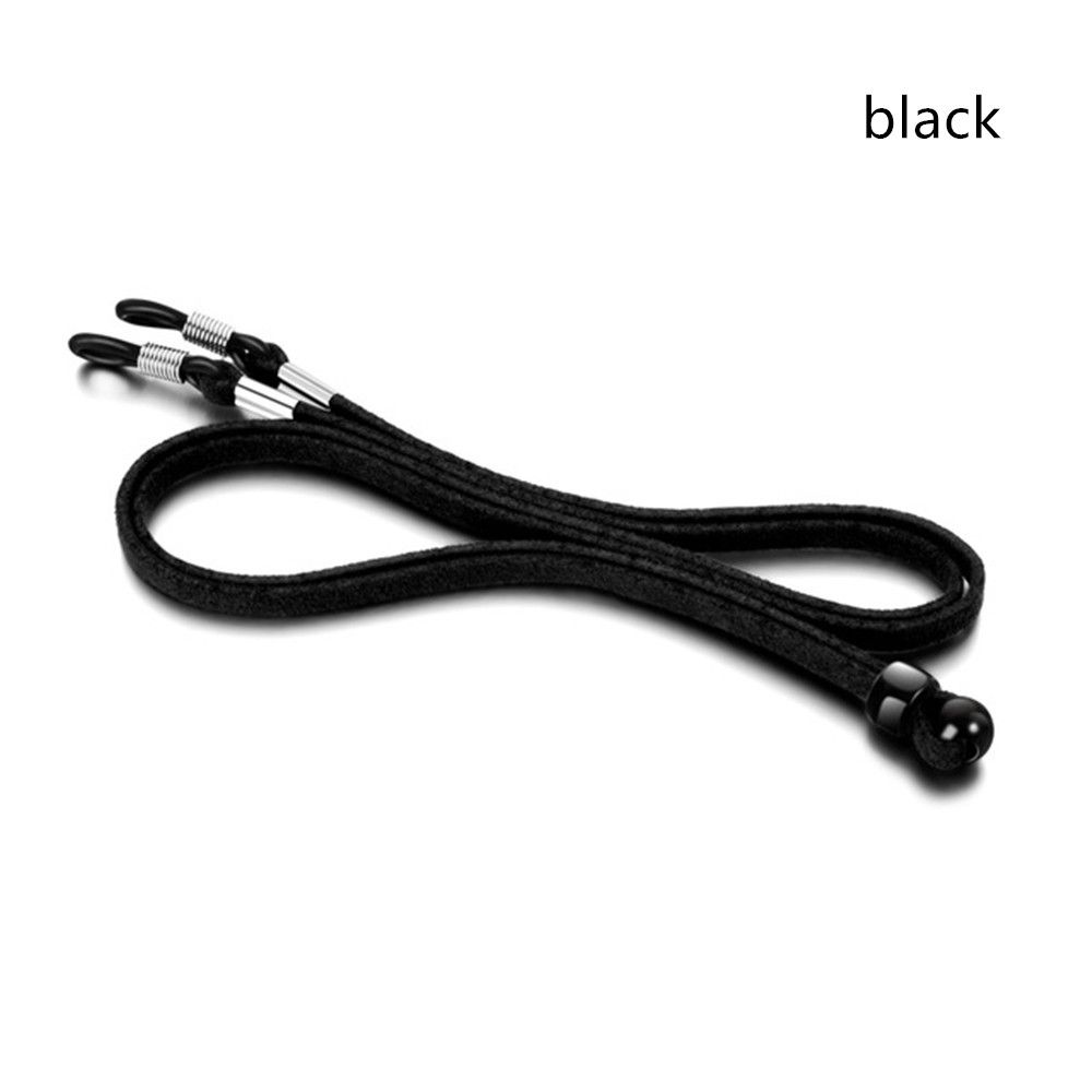 Mask Lanyard Adjustable - Modische Hochelastische Leder-Gesichtsmasken-Ketten Verlustsichere Brillenketten Halsbänder