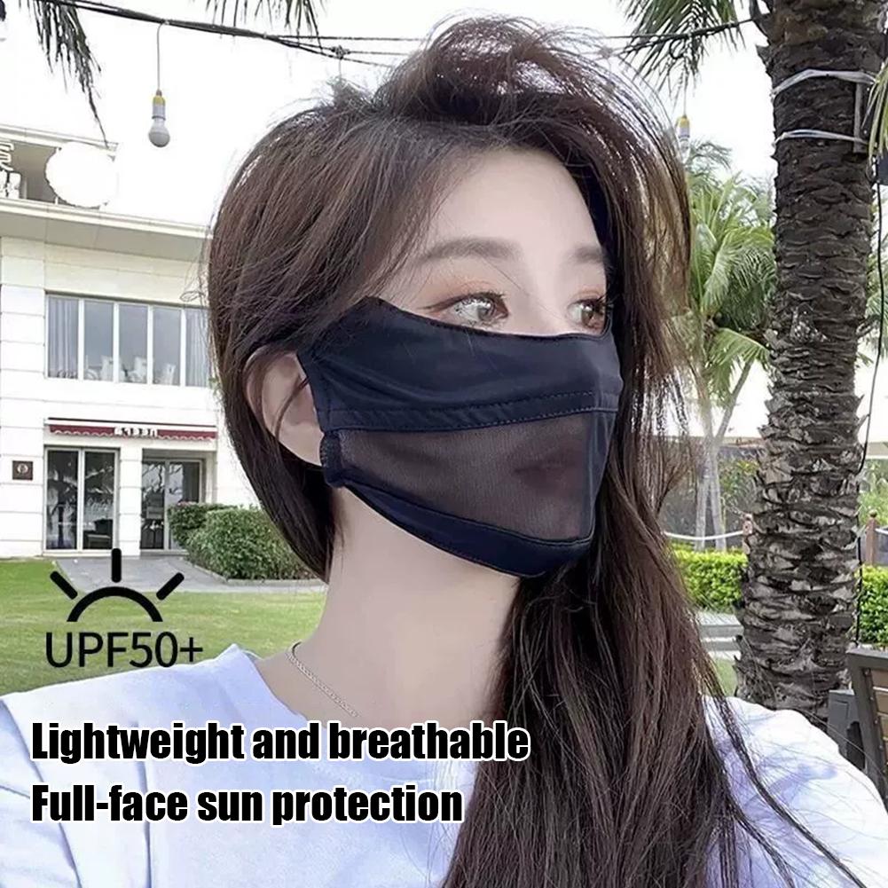 Cloth Face Mask Washable - UV-Schutz-Gesichtsmaske, waschbar, für den Sommer, atmungsaktiv,