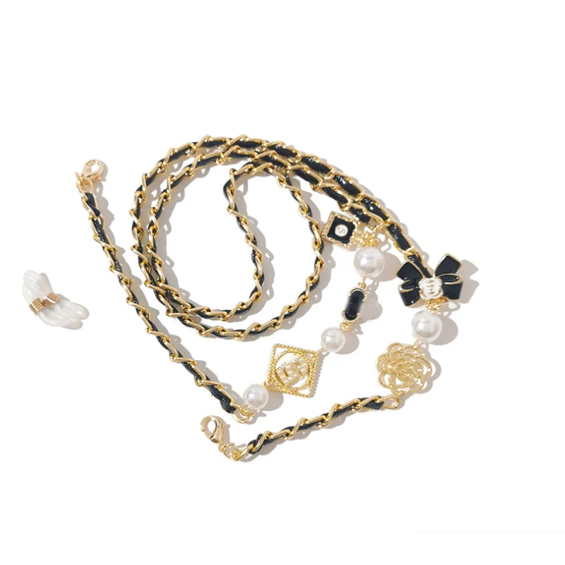 Mask Chain Holder - Vintage Perle Brillenkette Anti Slip Maskenhalter