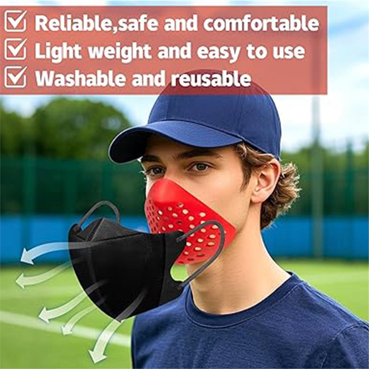 Silicone Mask Bracket - Nützliche 4-teilige 3D-Silikon-Masken-Innenhalterung, Halloween-Silikon-Gesichtsschale, Masken-Gesichtsrahmenhalterung für