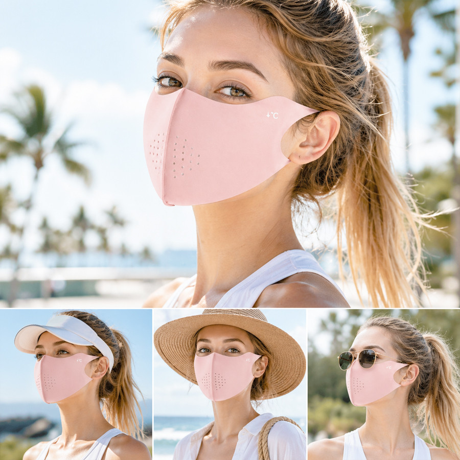 Kühlende Sommer-Sonnenmaske fü – Sports Mask Breathable Bewertung und Preis
