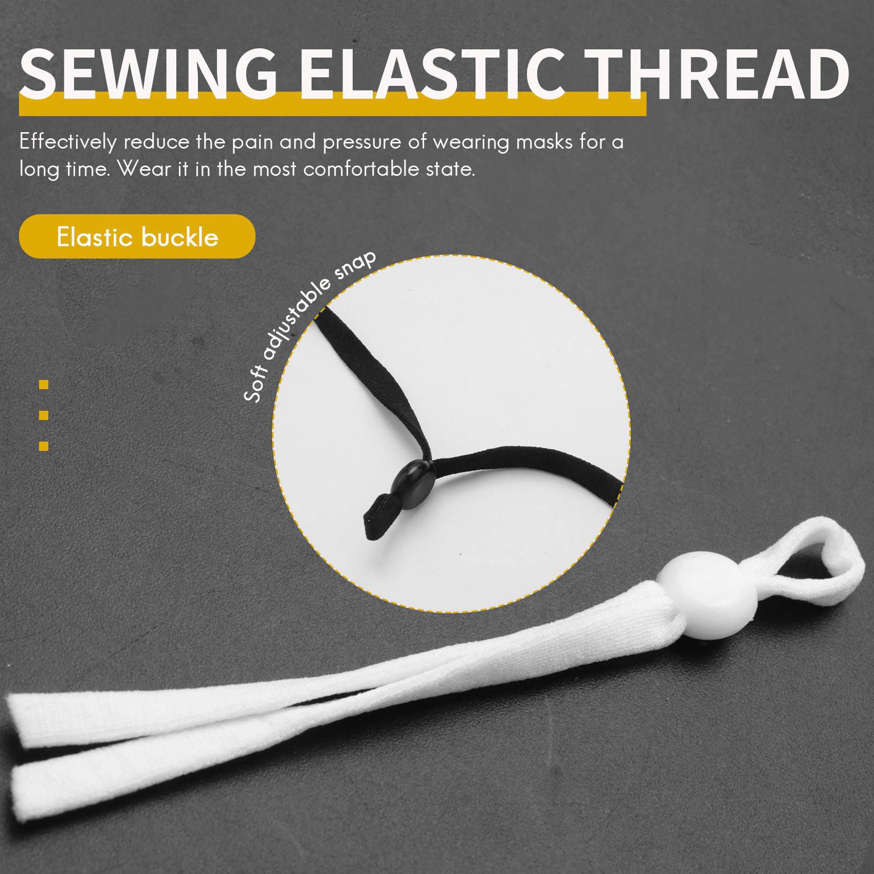 A27F-2000 Stück elastisches Nä – Mask Lanyard Adjustable Bewertung und Preis