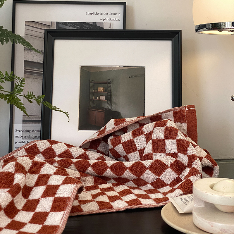 Retro Schachbrett Plaid Langst – Cloth Face Mask Washable Bewertung und Preis