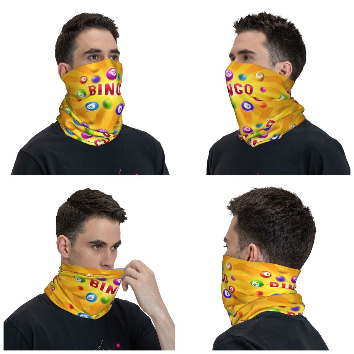 Benutzerdefinierte Hot Game Bi – Neck Gaiter Face Cover Bewertung und Preis