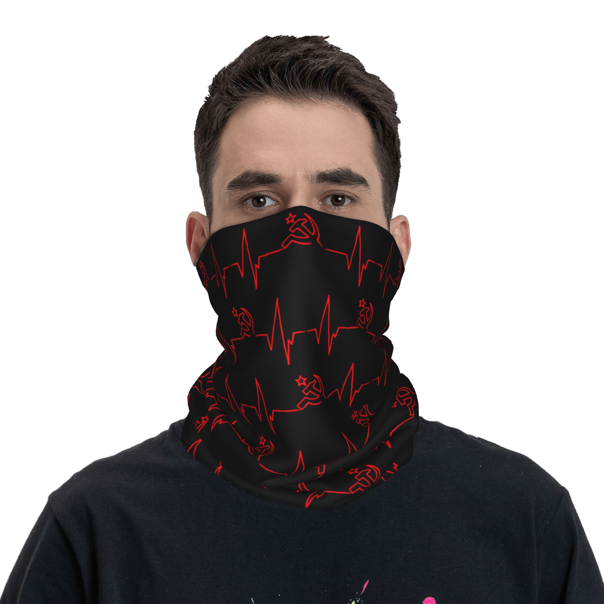 Benutzerdefinierte Herzschlag  – Neck Gaiter Face Cover Bewertung und Preis