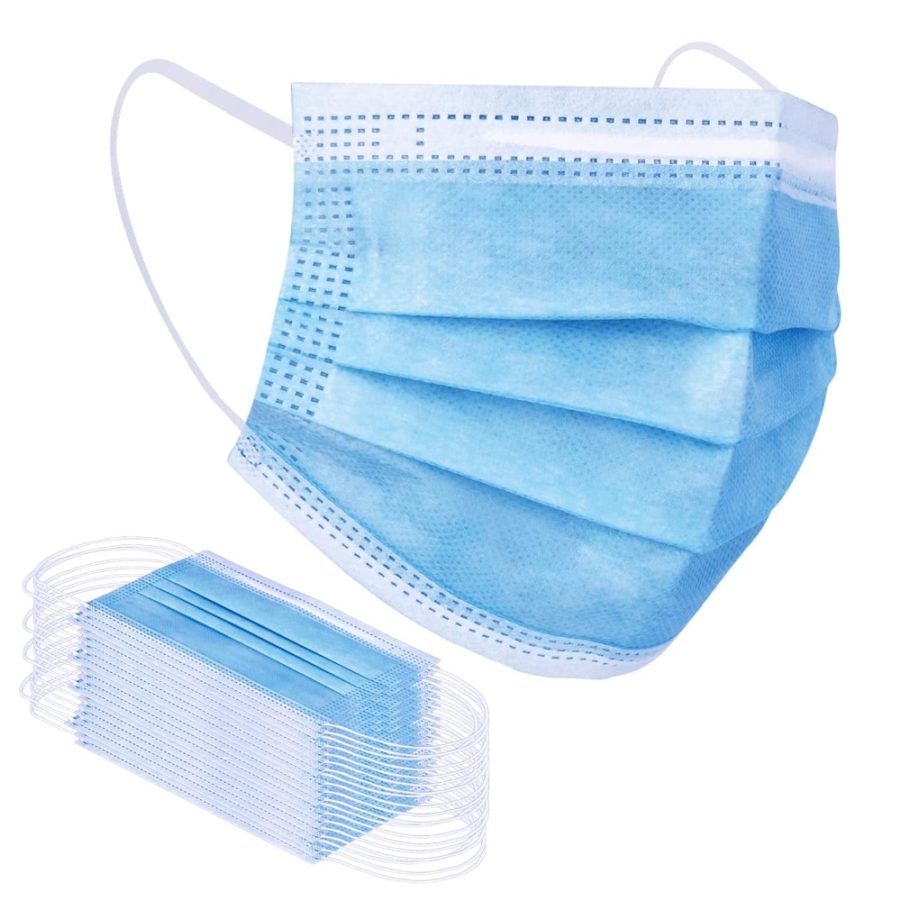 Blaue Einweg-Gesichtsmaske 100 – Disposable Mask Blue Bewertung und Preis