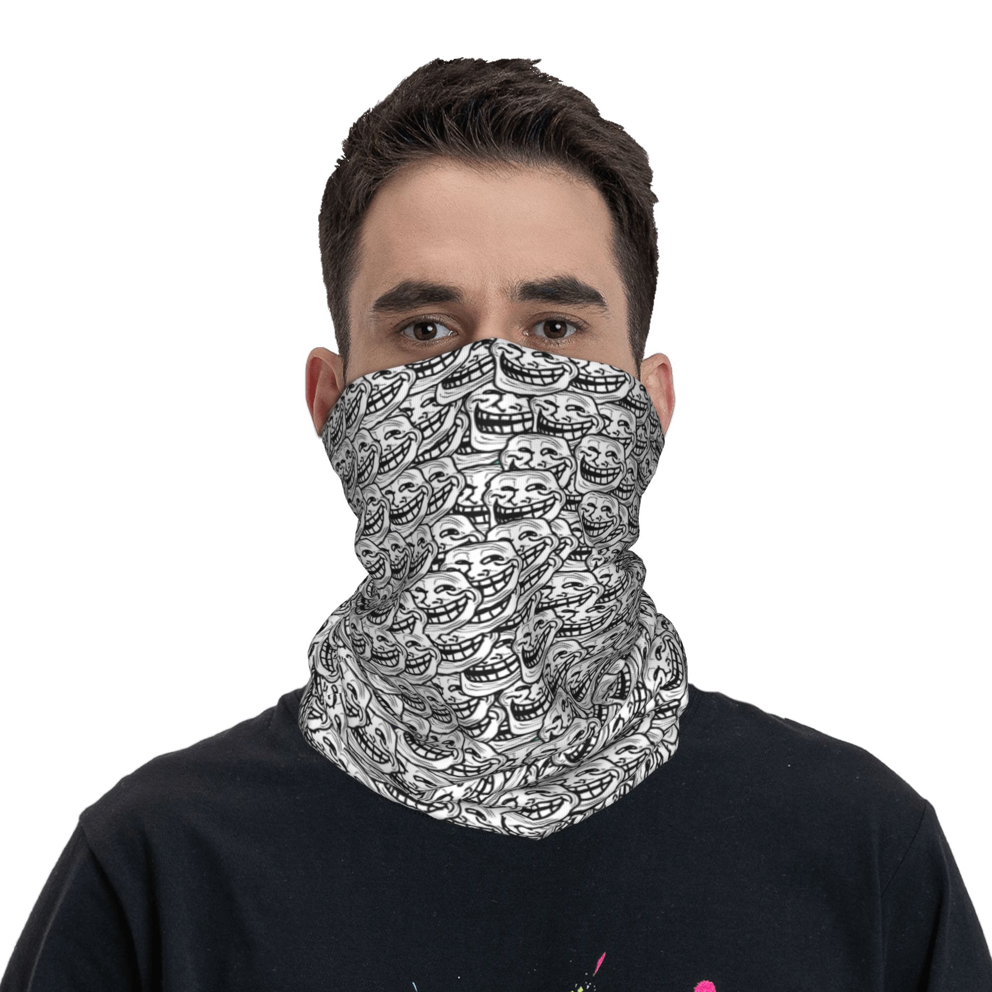 Lustige Anime Troll Face Quest – Neck Gaiter Face Cover Bewertung und Preis