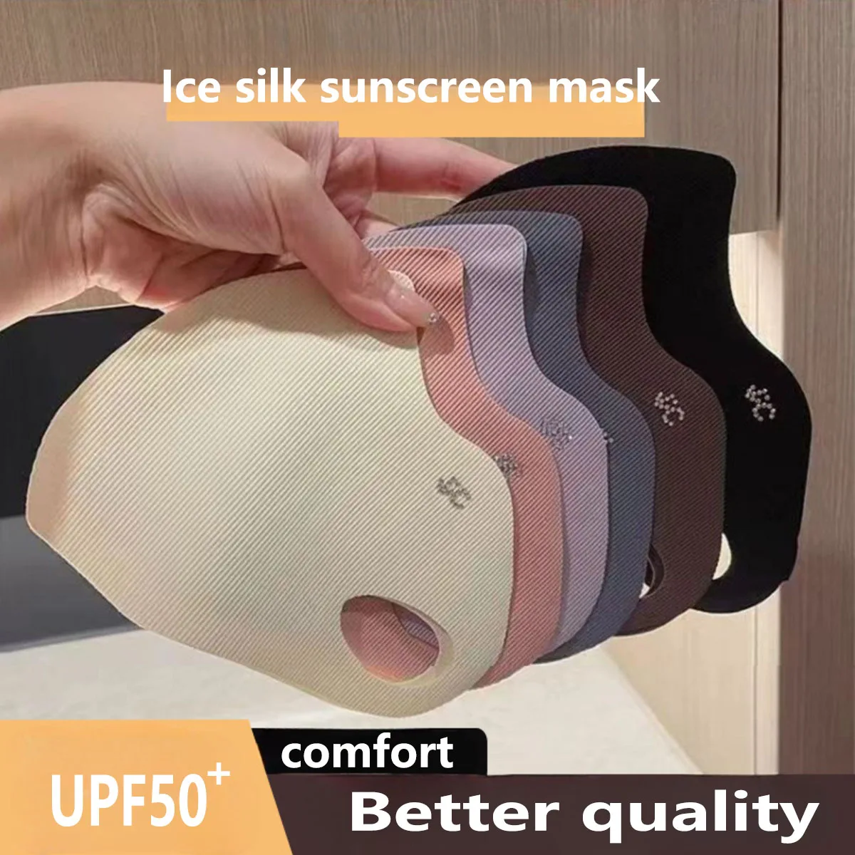 5-farbige Eisseidenmaske mit G – Cloth Face Mask Washable Bewertung und Preis