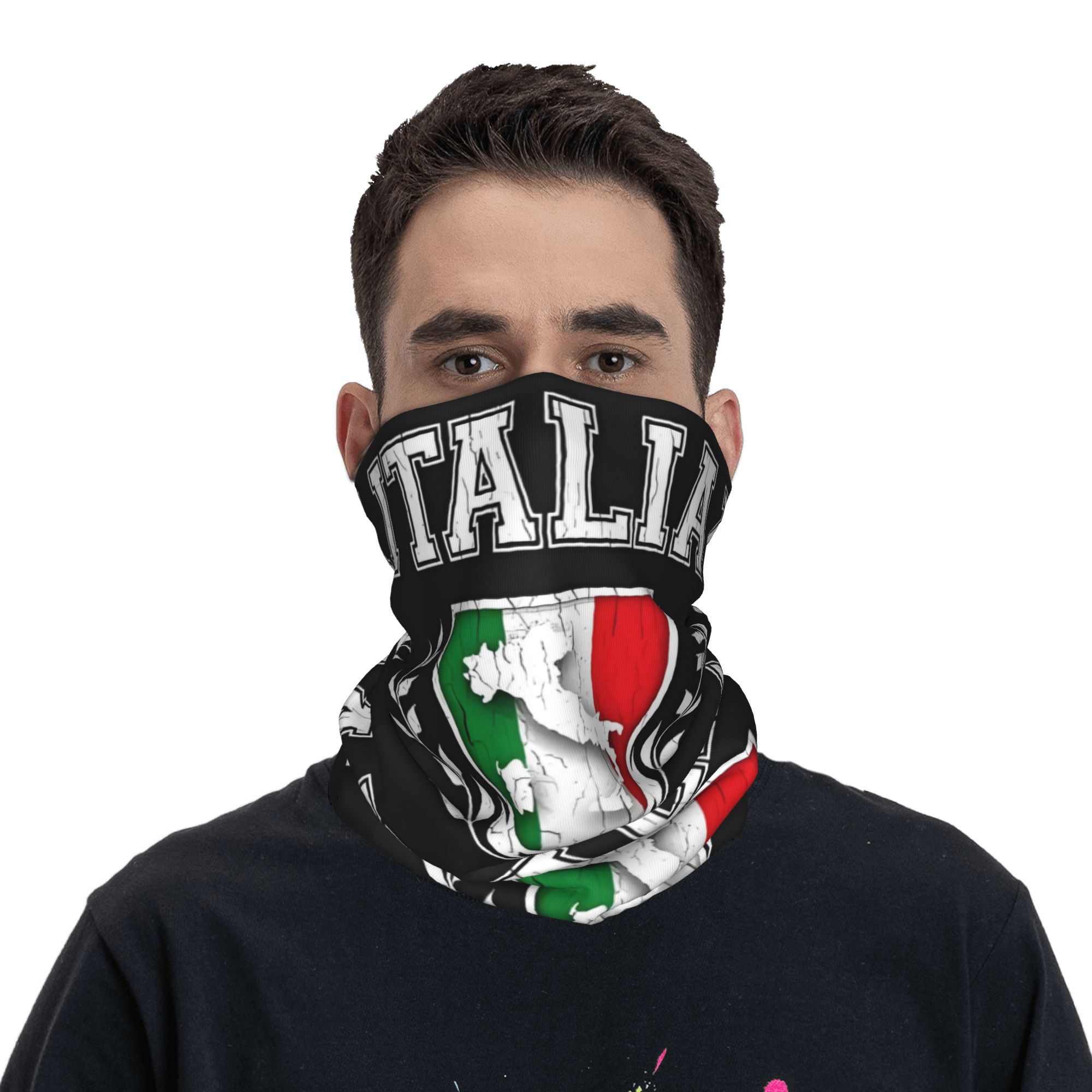 Benutzerdefinierte Italien Fla – Neck Gaiter Face Cover Bewertung und Preis