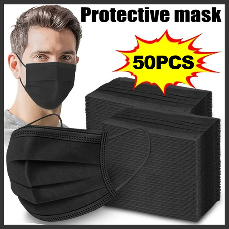 Masken 3-lagige Maske Gesichts – Black Face Mask Pack Bewertung und Preis