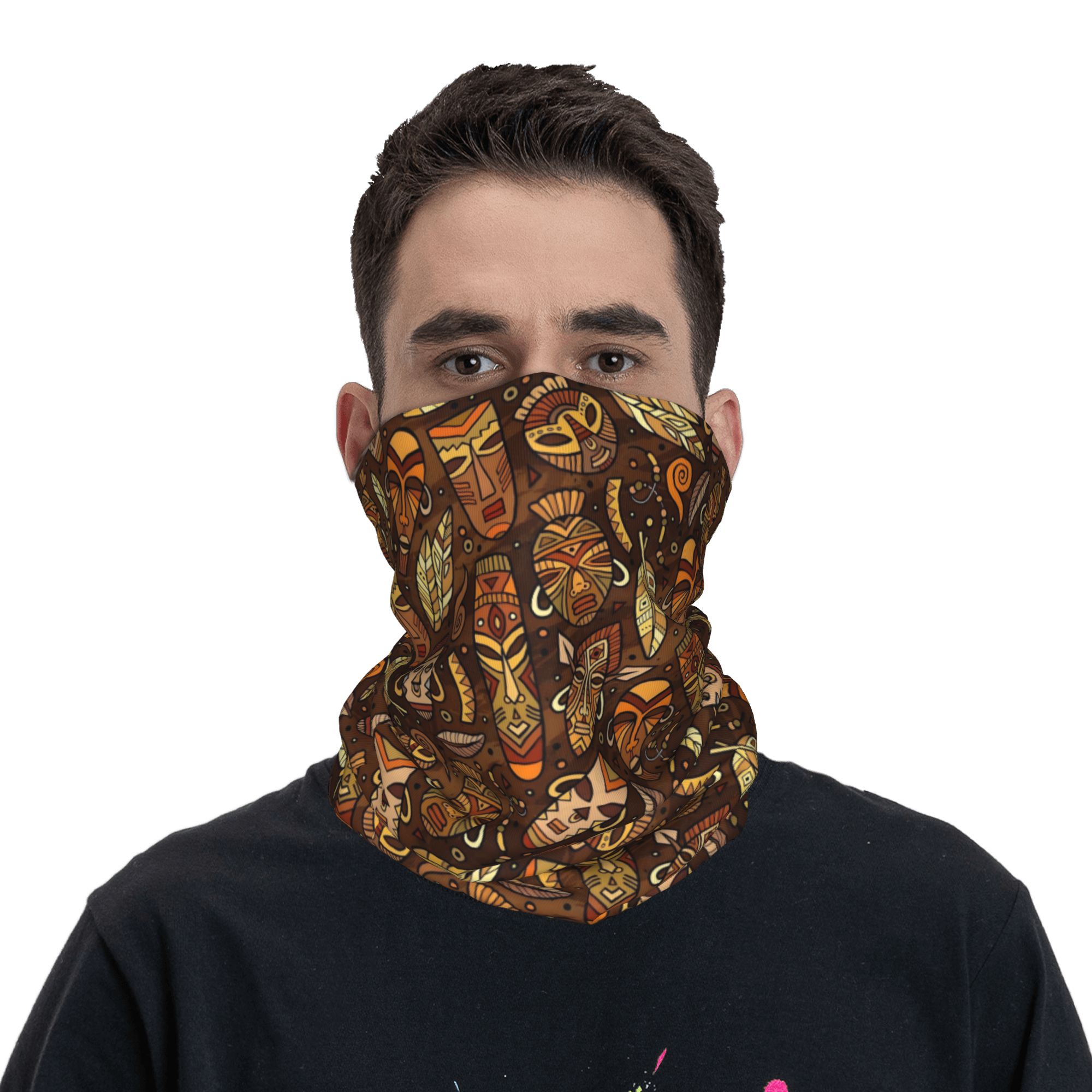Maßgefertigtes Tribal-Masken-M – Neck Gaiter Face Cover Bewertung und Preis