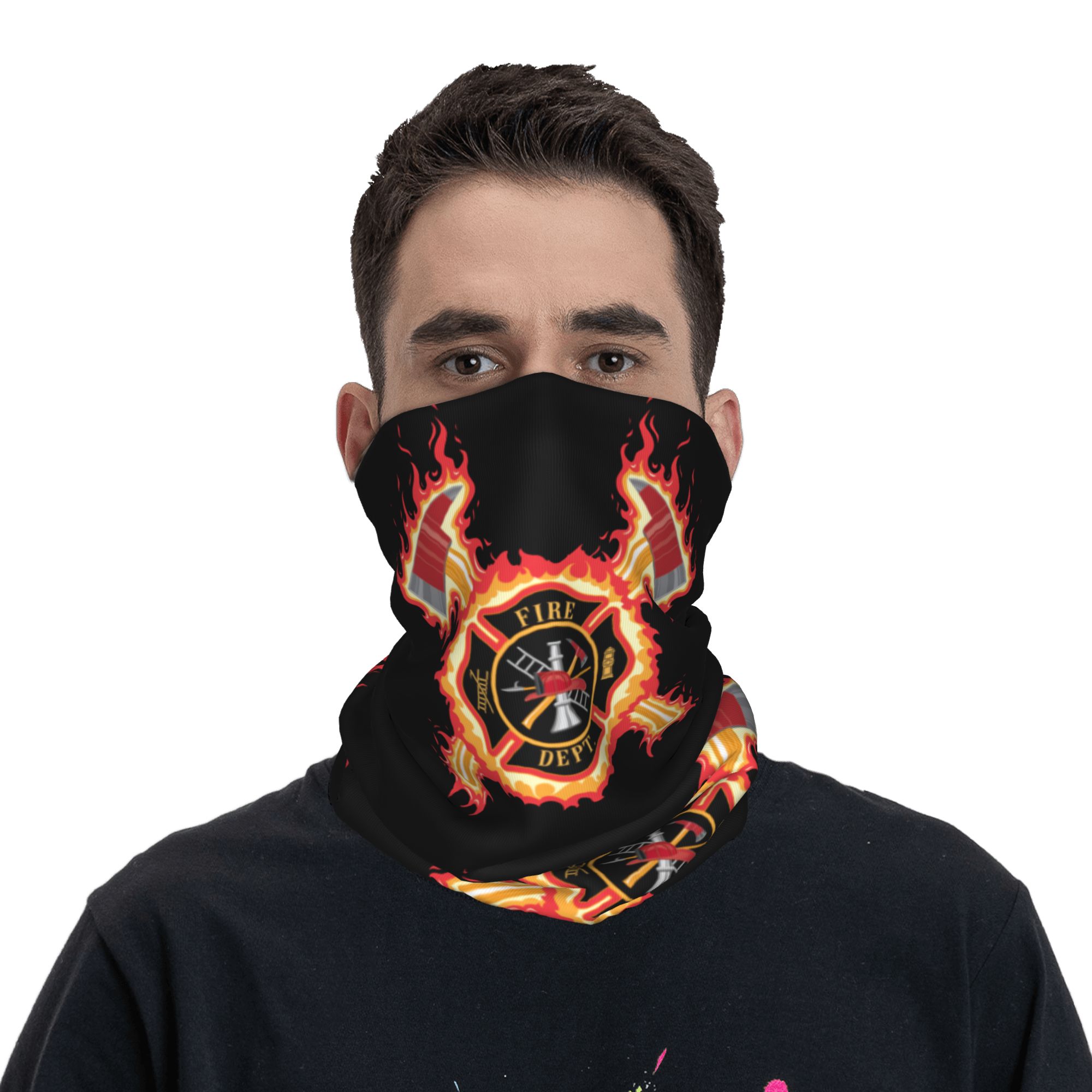 Maßgefertigter Feuerwehr-Kreuz – Neck Gaiter Face Cover Bewertung und Preis