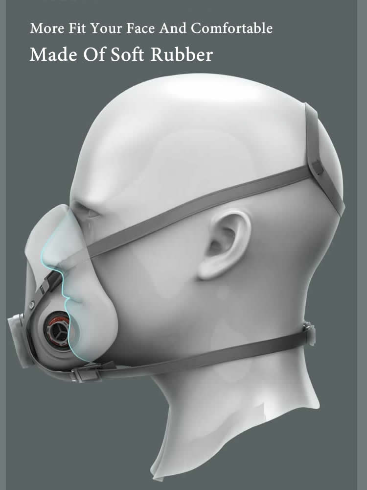 Half Face 6200 Staubgasmaske,  – Dust Mask Construction Bewertung und Preis