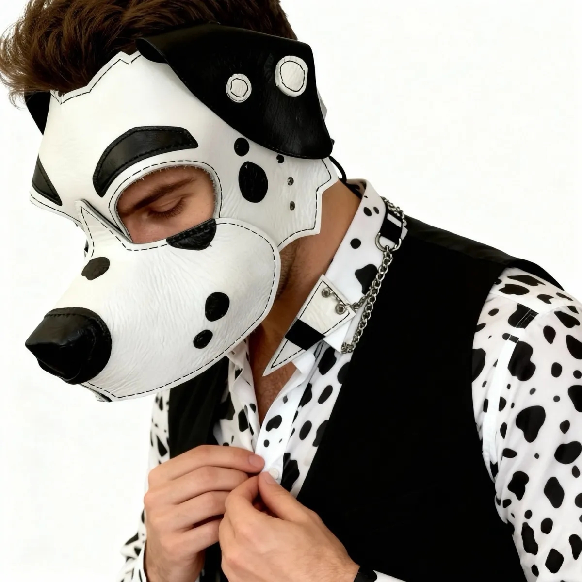 Leder Dalmatiner Hundemaske Ha – Respirator Half Face Bewertung und Preis