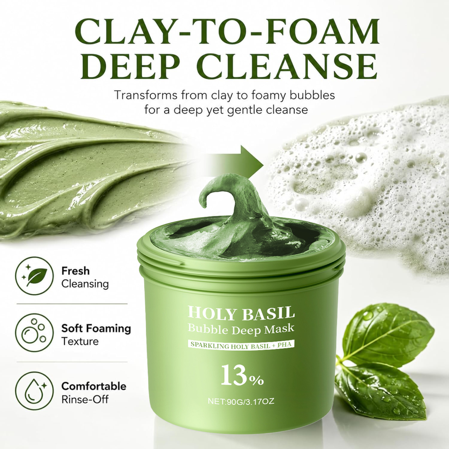 Holy Basil Bubble Deep Mask To – Dust Mask Construction Bewertung und Preis