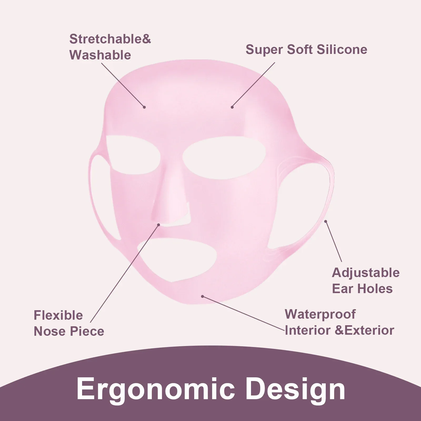 Silikon-Gesichtsmaskenhalter,  – Silicone Mask Bracket Bewertung und Preis