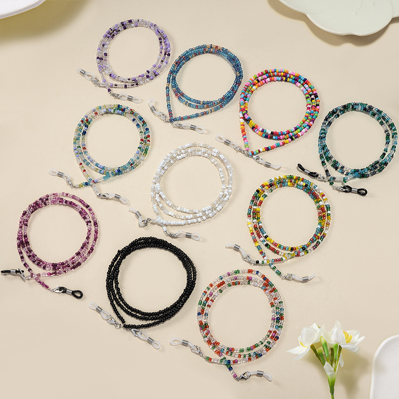 Bunte Reisperlen-Brillenkette  – Mask Chain Holder Bewertung und Preis