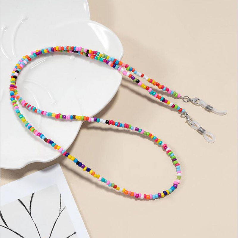 Bunte Reisperlen-Brillenkette  – Mask Chain Holder Bewertung und Preis