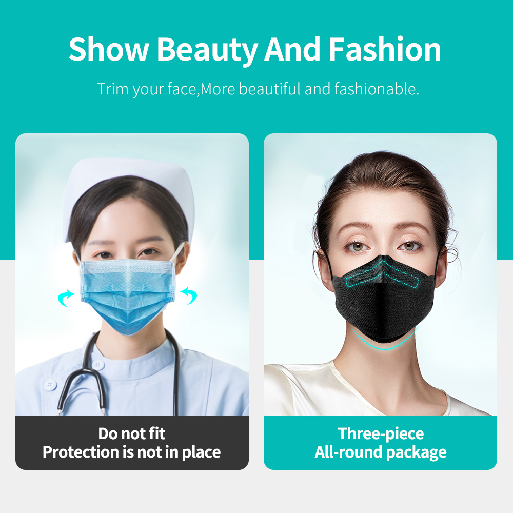 10-100 Stück FFP2 Gesichtsmask – Disposable Surgical Mask Bewertung und Preis