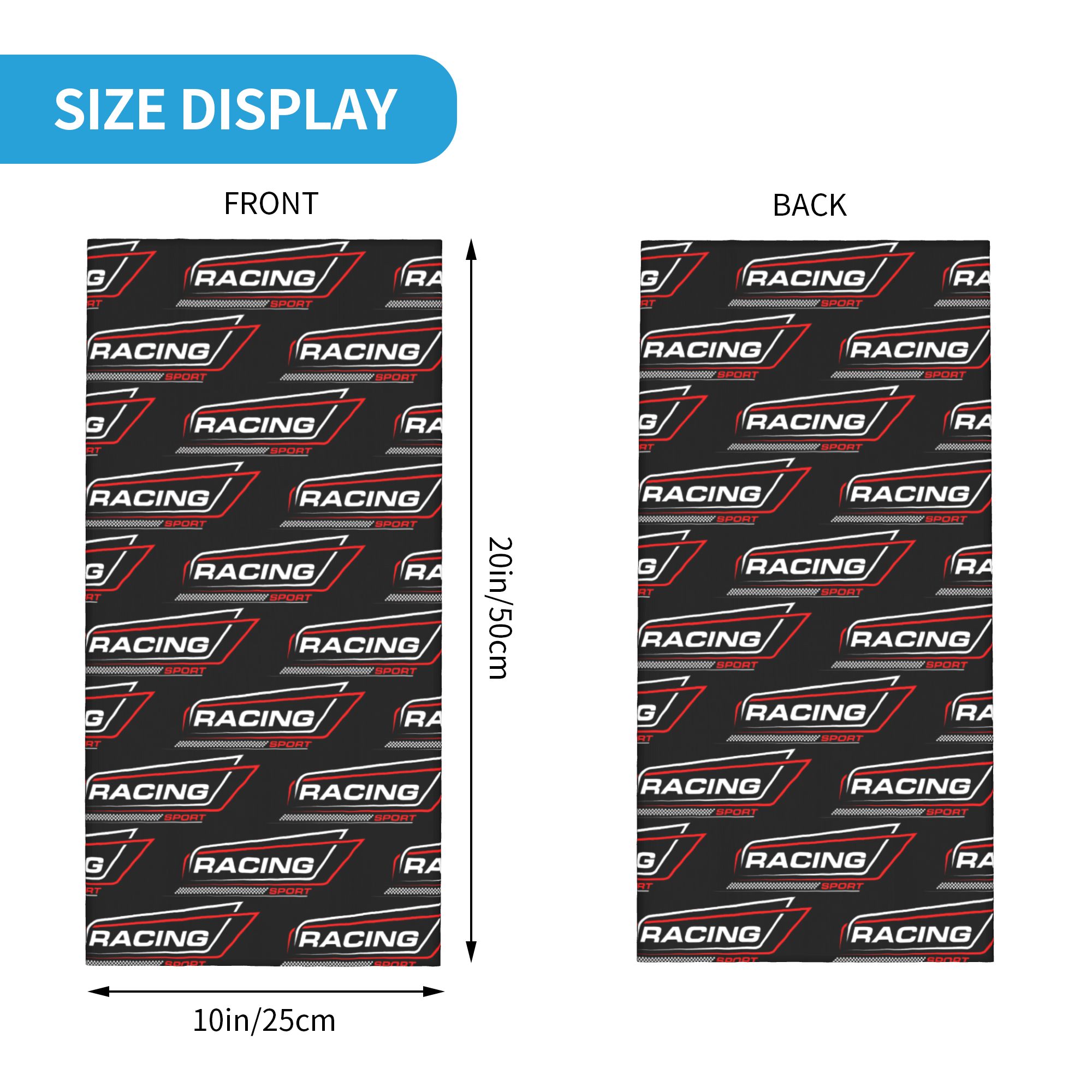 Benutzerdefinierte Racing Spee – Neck Gaiter Face Cover Bewertung und Preis