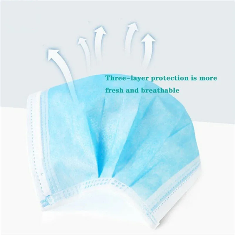 3-lagige Einweg-Gesichtsmaske  – Disposable Mask Blue Bewertung und Preis
