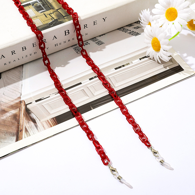 2021 heiße Mode Frauen Acryl G – Mask Chain Holder Bewertung und Preis